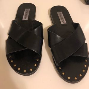 Steve Madden Dryzzle Sandal 6.5 Black